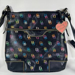 Y2K Dooney and Bourke Rainbow Zipper Crossbody